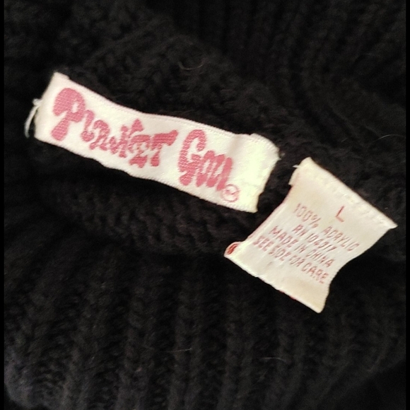 Planet Gold Black Turtleneck Sweater - Picture 2 of 6